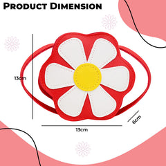 Trendy Crossbody Sling Backpack for Kids (Red)