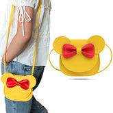 Trendy Crossbody Sling Backpack for Kids (Yellow)