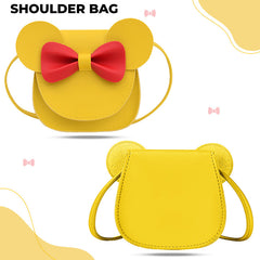 Trendy Crossbody Sling Backpack for Kids (Yellow)