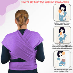 Baby Essential Hands Free Baby Carrier for Toddler (Deep Purple)