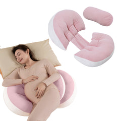 Maternty Pegnancy Pillow for Mother Back Support (Pink)