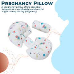 Maternty Pegnancy Pillow for Mother Back Support (Animal Kingdom)
