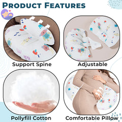 Maternty Pegnancy Pillow for Mother Back Support (Animal Kingdom)