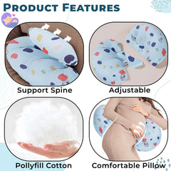 Maternty Pegnancy Pillow for Mother Back Support (Happy Cow)