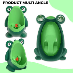 Wall-Mounted & Portable Pee Trainer Urinal for Baby (Green)