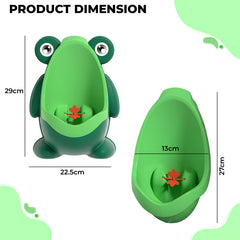 Wall-Mounted & Portable Pee Trainer Urinal for Baby (Green)