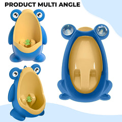 Wall-Mounted & Portable Pee Trainer Urinal for Baby (Blue)