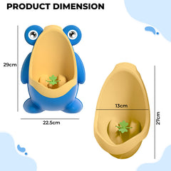 Wall-Mounted & Portable Pee Trainer Urinal for Baby (Blue)