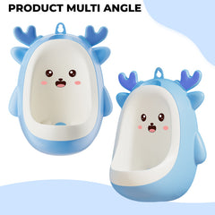 Wall-Mounted & Portable Pee Trainer Urinal for Baby (Ocean Blue)