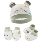 Baby Safety Cap, Socks Hand Mittens (Set of 3)
