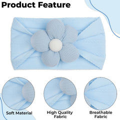 Baby Headband for Baby Hair Accessories for infant (Blue)