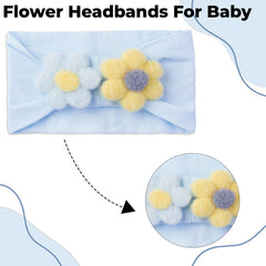 Baby Headband for Baby Hair Accessories for infant (Blue)
