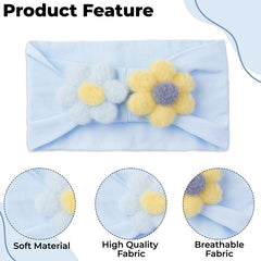 Baby Headband for Baby Hair Accessories for infant (Blue)