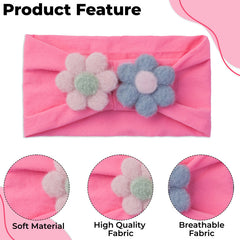 Baby Headband for Baby Hair Accessories for infant (Rose Red)