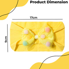 Baby Headband for Baby Hair Accessories for infant (Bright Yellow)