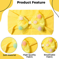 Baby Headband for Baby Hair Accessories for infant (Bright Yellow)