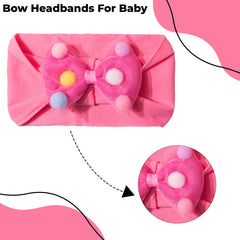 Baby Headband for Baby Hair Accessories for infant (Rose Red)