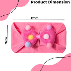 Baby Headband for Baby Hair Accessories for infant (Rose Red)