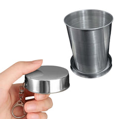 Foldable Drinking Cup for Baby (Silver)