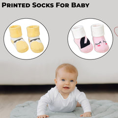 Baby Socks Soft and Anti-Slip Infant Socks (Pack of 4)