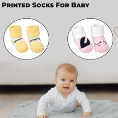 Baby Socks Soft and Anti-Slip Infant Socks (Set of 4)
