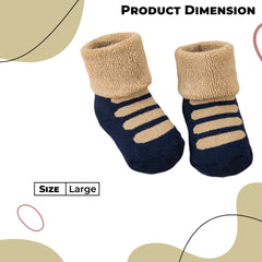Baby Socks Soft and Anti-Slip Infant Socks (Set of 4)