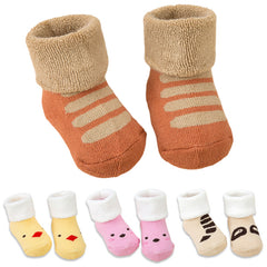 Baby Socks Soft and Anti-Slip Infant Socks (Set of 4)