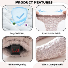 Baby Knee High Socks for Baby Soft Cotton Non-Slip and Stylish Designs (Set of 3)