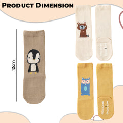 Baby Knee High Socks for Baby Soft Cotton Non-Slip and Stylish Designs (
