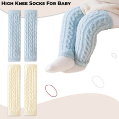 Baby Knee High Socks for Baby Soft Cotton Non-Slip and Stylish Designs (Set of 5)