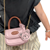 Trendy Crossbody Sling Backpack for Kids (Pink)