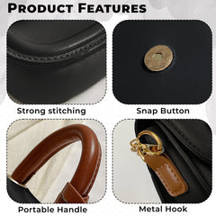 Trendy Crossbody Sling Backpack for Kids (Black)