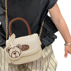 Trendy Crossbody Sling Backpack for Kids (off White)