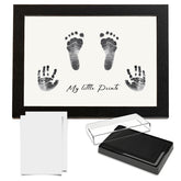 Compact Baby Photo Frame for Wall Skin Protective Inkpad for Home (Black Texture-A4-21*29.7Cm)