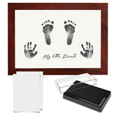 Compact Baby Photo Frame for Wall Skin Protective Inkpad for Home (Mahogany Color-10 Inchess-20.3*25.4Cm)