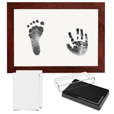 Compact Baby Photo Frame for Wall Skin Protective Inkpad for Home (Mahogany Color-8 Inchess-15.2*20.3Cm)