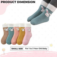 Baby Socks Soft and Anti-Slip Infant Socks (Pack of 5)