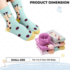 Baby Socks Soft and Anti-Slip Infant Socks (Pack of 5)