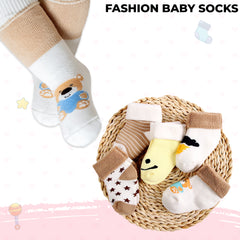 Baby Socks Soft and Anti-Slip Infant Socks (Cloud)