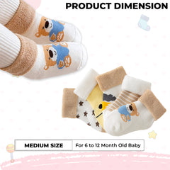 Baby Socks Soft and Anti-Slip Infant Socks (Cloud)