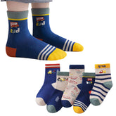 Baby Socks Soft and Anti-Slip Infant Socks (Engineering Vehicles)