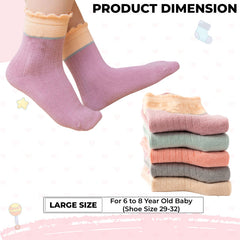 Baby Socks Soft and Anti-Slip Infant Socks (Pack of 5)