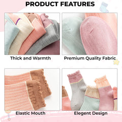 Baby Socks Soft and Anti-Slip Infant Socks (Pack of 5)