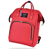 Mother Backpack for Baby Feeding and Nursing (Solid Red)