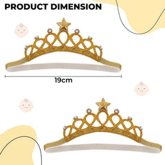 Baby Headband for Baby Hair Accessories for infant (Golden)