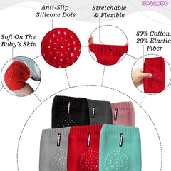 Baby Crawling Anti-Slip Knee pads (SET of 6)