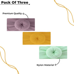 Baby Headband for Baby Hair Accessories for infant (Set of 3)