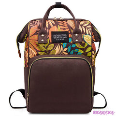 Mother Backpack for Baby Feeding and Nursing (Leaf Brown)