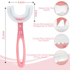 BPA Free Silicone Teething Toy for Baby (Large Blue)