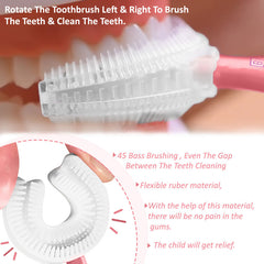 BPA Free Silicone Teething Toy for Baby (Large Blue)